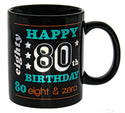 80th Black Holo Mug